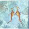 Marine Love Seadragons & Seahorses by Cora Niele 14" x 14" Canvas Wall Art (Set of 2)